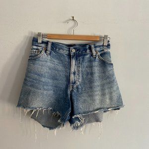 GAP Low Rise Stride Denim Shorts with Washwell